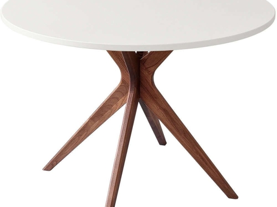 Τραπέζι Jubi Bold JUBIBOLDTROOAK1 100x73cm Oak-White Mdf,Ξύλο