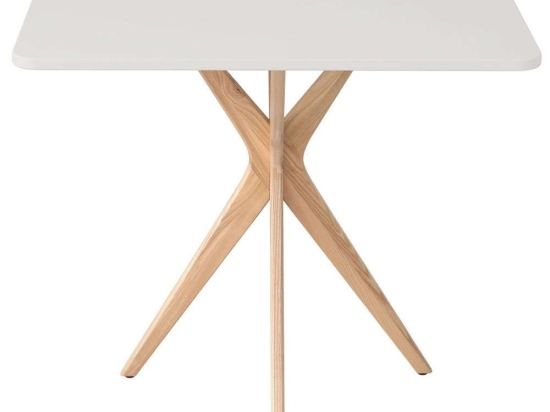 Τραπέζι Jubi JUBITRE8 80x55x73cm Natural-Pearl Grey Mdf,Ξύλο