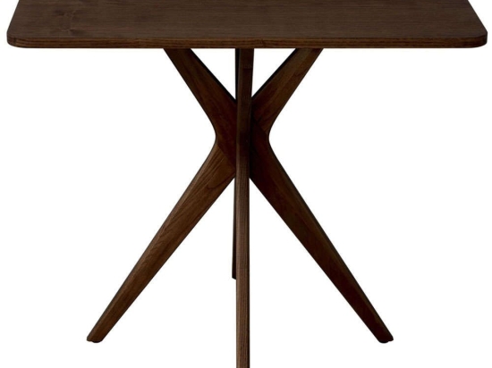 Τραπέζι Jubi JUBITREWAL 80x55x75cm Walnut Mdf,Ξύλο