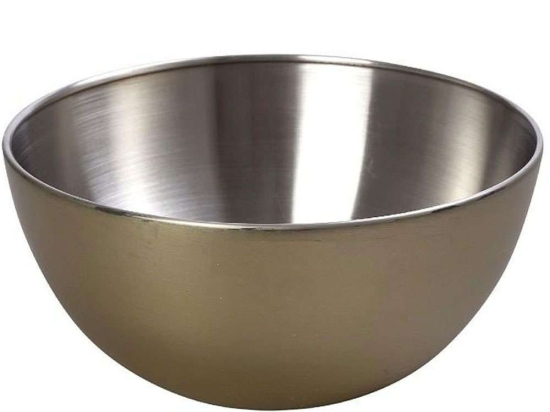Μπωλ Σερβιρίσματος RAP127 19,5X19,5x9cm Gold Espiel Ανοξείδωτο Ατσάλι