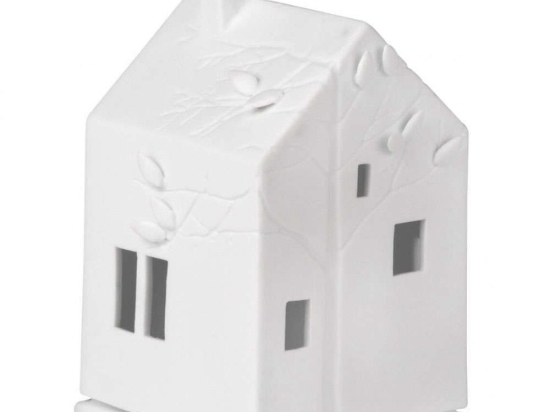 Κηροπήγιο Για Ρεσώ Treehouse RD0015112 7x7x13cm White Raeder Πορσελάνη