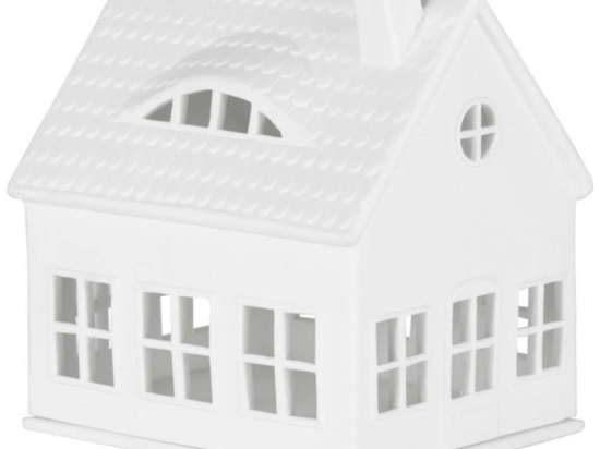 Κηροπήγιο Για Ρεσώ Dormer House RD0016779 12,5x10x14,5cm White Raeder Πορσελάνη