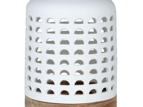 Κηροπήγιο Για Ρεσώ Lantern RD0016795 Φ12x17cm Natural-White Raeder