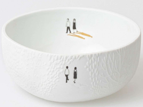 Μπωλ Σερβιρίσματος A Walk In The Park RD0016891 Φ18x8cm Multi Raeder Πορσελάνη