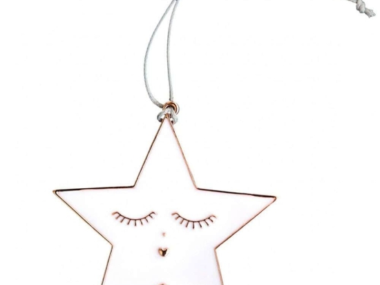 Χριστουγεννιάτικο Στολίδι Star RD0051411 5,5x5,5cm Gold-White Raeder