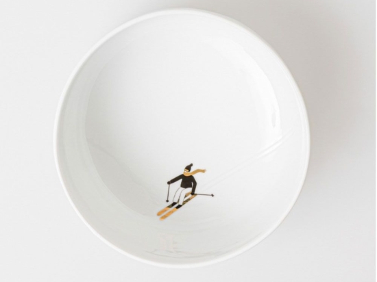Μπωλ Πορσελάνινο Ski RD0092308 15x6cm White Raeder