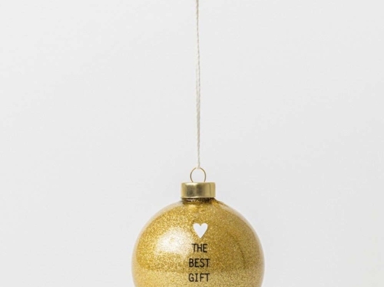 Χριστουγεννιάτικη Μπάλα The Best Gift Of All RD0092339 Φ8cm Gold Raeder