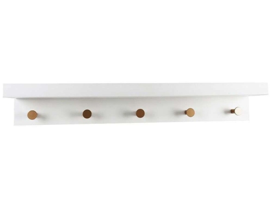 Κρεμάστρα 5 Θέσεων REF101 61x12x11cm White Espiel Mdf
