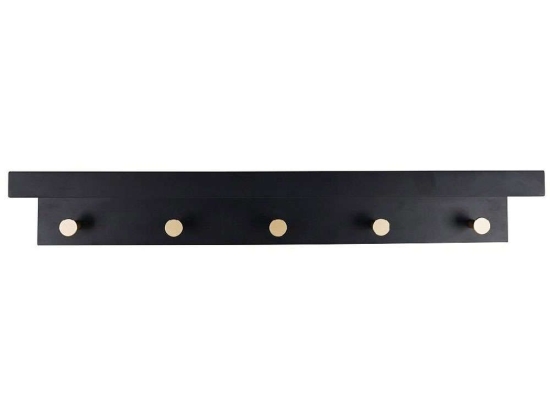 Κρεμάστρα 5 Θέσεων REF103 61x12x11cm Black Espiel Mdf