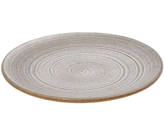 Πιάτο Ρηχό Calabria REP102K6 22,7x2,1cm Light Grey Espiel Πηλός