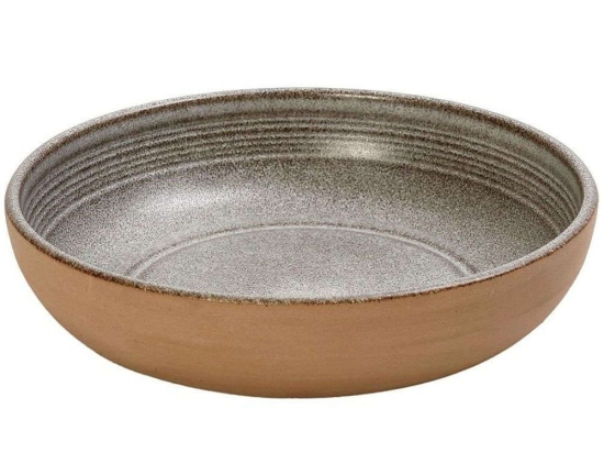 Πιάτο Βαθύ Calabria Nordic REP103K4 20,7x4,5cm Light Grey Espiel Πηλός