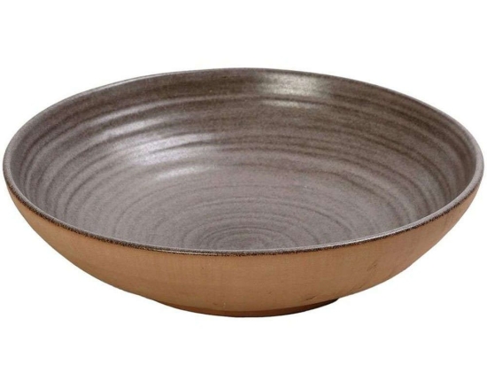 Πιάτο Βαθύ Calabria XL REP114K3 26x6,5cm Beige Espiel Πηλός