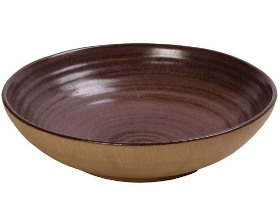 Πιάτο Βαθύ Calabria XL REP121K3 26x6,5cm Pink Espiel Πηλός