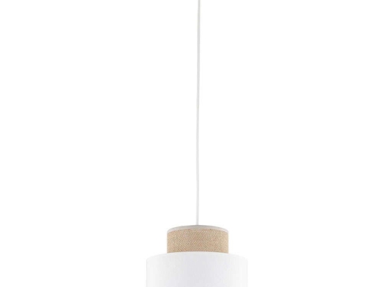 Φωτιστικό Οροφής Duo 10078 Φ20x160cm 1xE27 15W White-Natural TK Lighting
