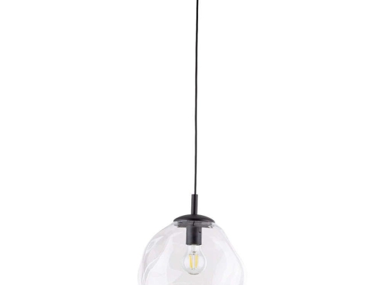 Φωτιστικό Οροφής Sol Mini 10082 25x25x175cm 1xE27 15W Clear-Black TK Lighting