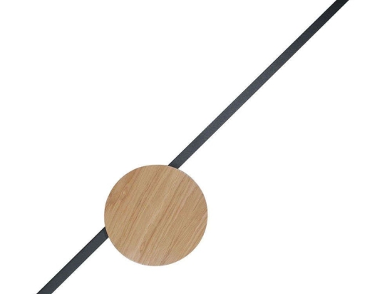 Φωτιστικό Τοίχου - Απλίκα Java II 1441 17x4,5x93cm Led 36W Black-Oak TK Lighting