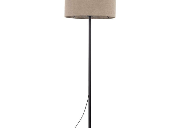 Φωτιστικό Δαπέδου Earth 16012 Φ50x165cm 1xE27 15W Natural-Black TK Lighting