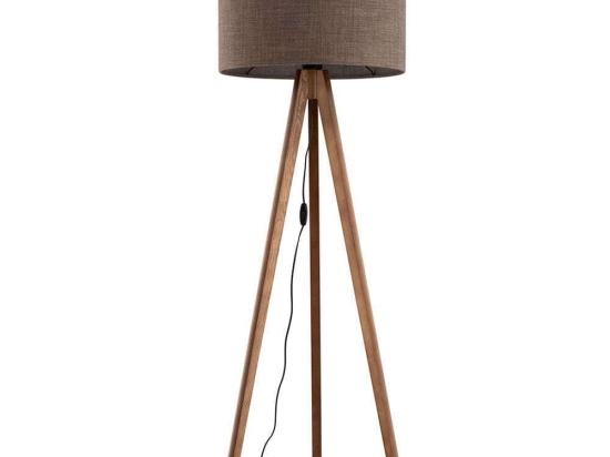 Φωτιστικό Δαπέδου Grand 16019 Φ50x145cm 1xE27 15W Walnut-Brown TK Lighting