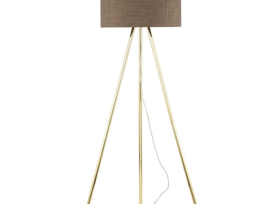Φωτιστικό Δαπέδου Umberto 16032 Φ50x155cm 1xE27 15W Brown-Gold TK Lighting