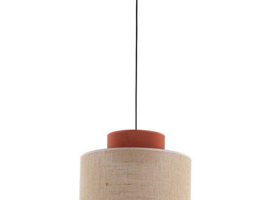 Φωτιστικό Οροφής Duo 2785 Φ20x160cm 1xE27 15W Brown-Natural TK Lighting