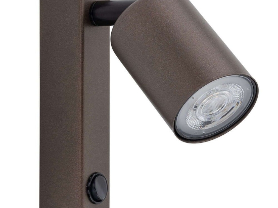 Φωτιστικό Τοίχου - Απλίκα Top 4872 11x14,5x22cm 1xGu10 10W Brown TK Lighting