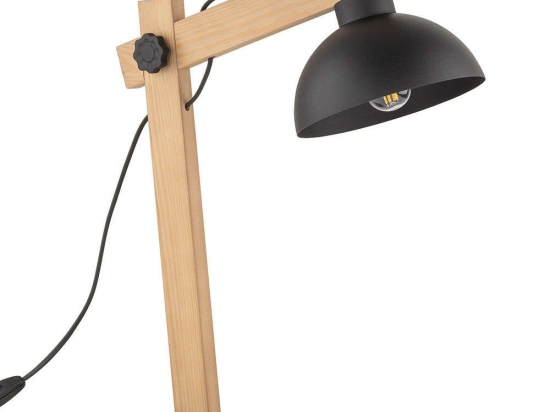Φωτιστικό Επιτραπέζιο Oslo 5346 42x18x52cm 1xE27 15W Natural-Black TK Lighting
