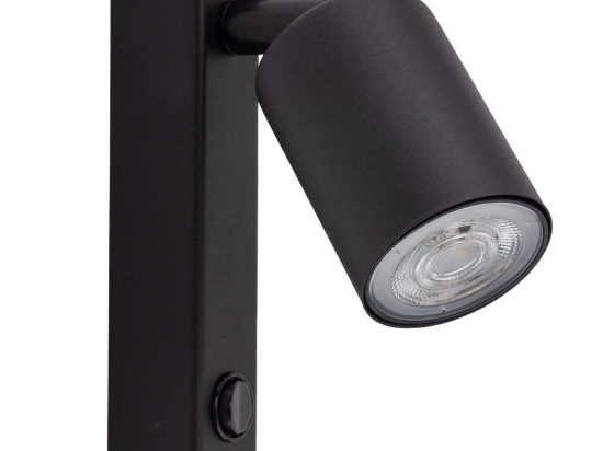Φωτιστικό Τοίχου - Απλίκα Top 5738 11x14,5x22cm 1xGu10 10W Black TK Lighting