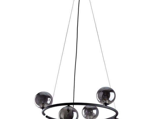 Φωτιστικό Οροφής Anabelle 6843 Φ62x140cm 6xG9 6W Black TK Lighting