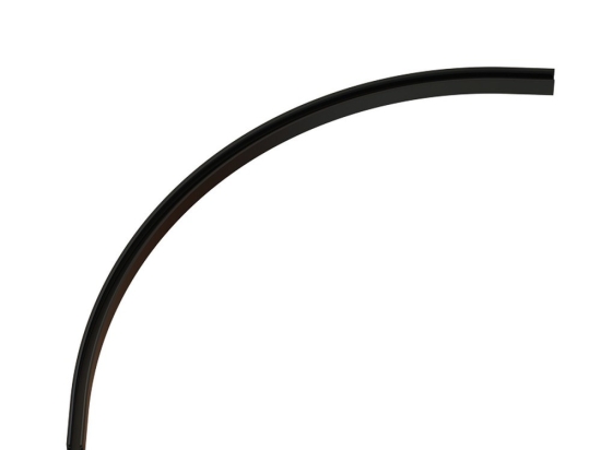 Κυρτή Γωνία TMSR300B R30cm Για Mini Μαγνητική Ράγα Οροφής / Κρεμαστή Black Aca