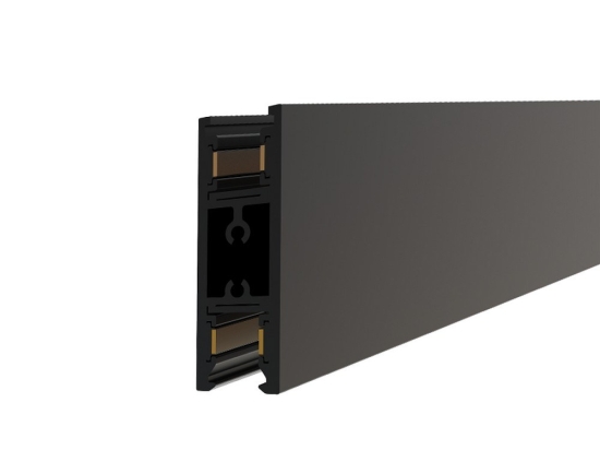 Μαγνητική Ράγα Mini TMUD2MB Up/Down 24V DC 2Μ Black Aca