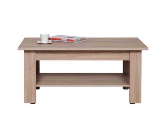 Τραπεζάκι Σαλονιού Dina Sonoma 80X80X48 cm TO-DINATABLE80 Μελαμίνη