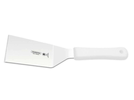 Σπάτουλα Σερβιρίσματος  Τετράγωνη TR24674185 13x5cm Μεταλλική White Tramontina Μέταλλο