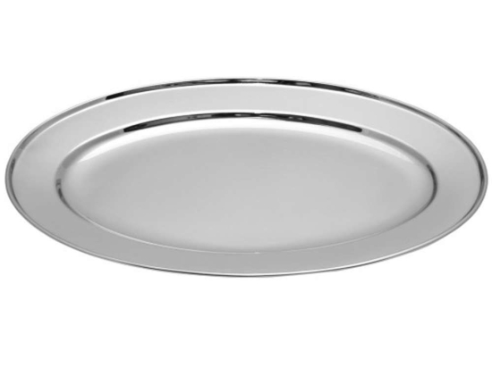 Πιατέλα Ανοξείδωτη Οβάλ UR40654000 40cm Silver K-Professional Ανοξείδωτο Ατσάλι