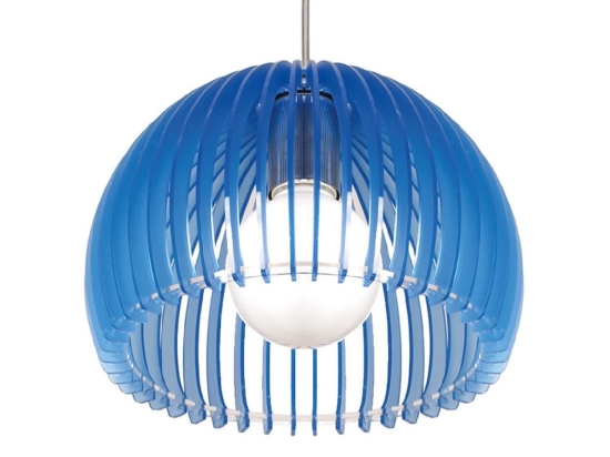Φωτιστικό Οροφής Acrylic & Silicon V286531P28BL Blue Μέταλλο,Ακρυλικό