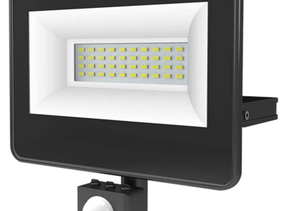 Προβολέας Led Με Αισθητήρα V3040S 15,6x5,6x20,2cm Led 3100lm 30W 4000K Black Aca