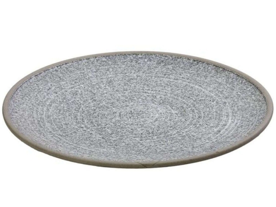 Πιάτο Ρηχό Corsica VRA101K6 20,5x20,5x1,8cm Grey Espiel Πηλός