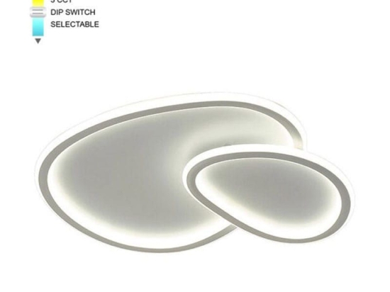 Φωτιστικό Οροφής - Πλαφονιέρα VT-2026280 LED CCT 3840lm 64W IP20 48x40x7cm White Vito