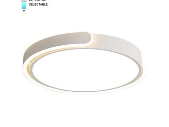 Φωτιστικό Οροφής - Πλαφονιέρα VT-2026290 LED CCT 4800lm 60W Με Διακόπτη IP20 48x5cm White Vito