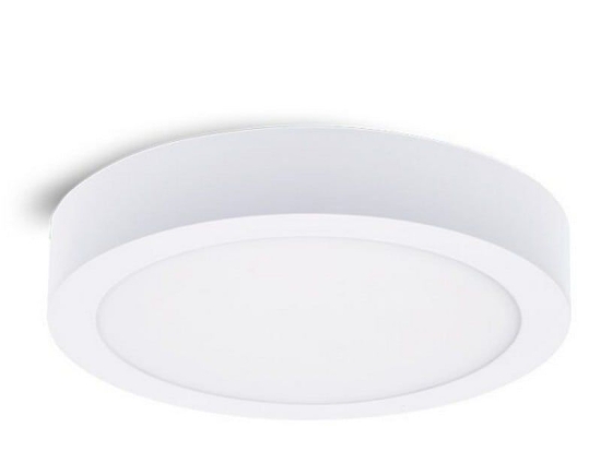 Panel Led Mini Backlit Επιφανειακό VT-2027370 12W 6000K 1320lm 16,7x3cm White Vito Στρόγγυλο