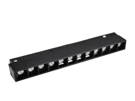Γραμμικό Φωτιστικό LED VT-2102081 Μαγνητικής Ράγας Magna-H S2 12W 3000Κ 960lm 22x2,2x4,3cm Black Metanor