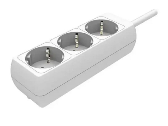 Πολύπριζο Σούκο VT-8002310 3 Θέσεων 1.5m Καλώδιο 3G1.5 16,5x4,5x4cm IP20 White Vito