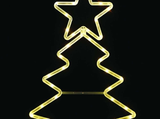Φωτοσωλήνας xMas Tree 36 Led X04361306 Με Μπαταρία 32x0,5x44,5cm Clear Aca