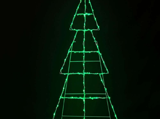 Φωτοσωλήνας Christmas Tree 100 Led X08100349 60x150+500m 6W Green-Red Aca