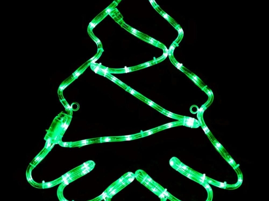 Φωτοσωλήνας Δεντράκι 72 Led X0818519 44x51+150cm 12,3W Green Aca