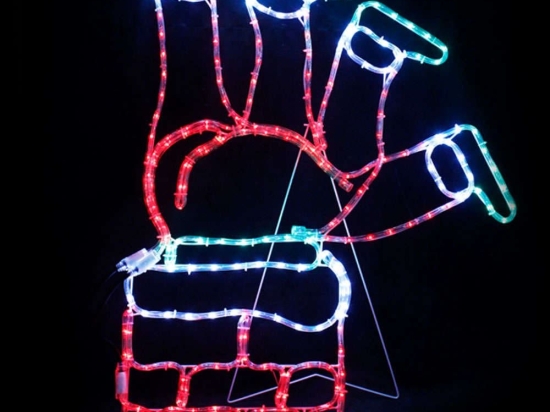 Φωτοσωλήνας Santa Climb Chimney 264 Led X082643218 78X100+150cm 45,1W Multi Aca