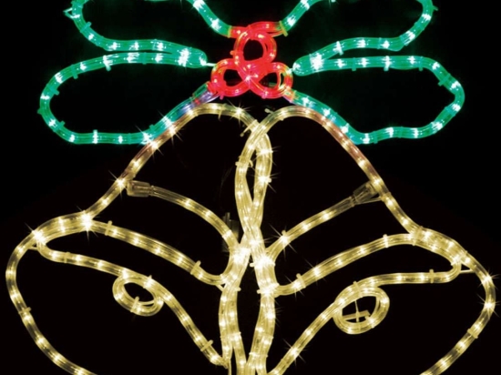 Φωτοσωλήνας Καμπάνες 288 Led X0828811112 75x58+15cm 4,3W Multi Aca