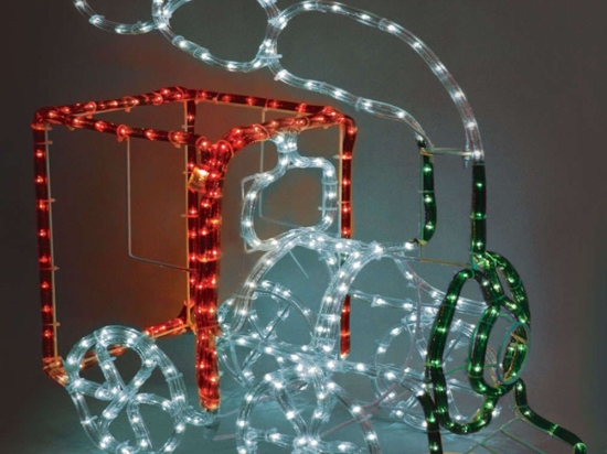 Φωτοσωλήνας Train Engine 288 Led X082883217 50x21x41+150cm 49,2W Multi Aca