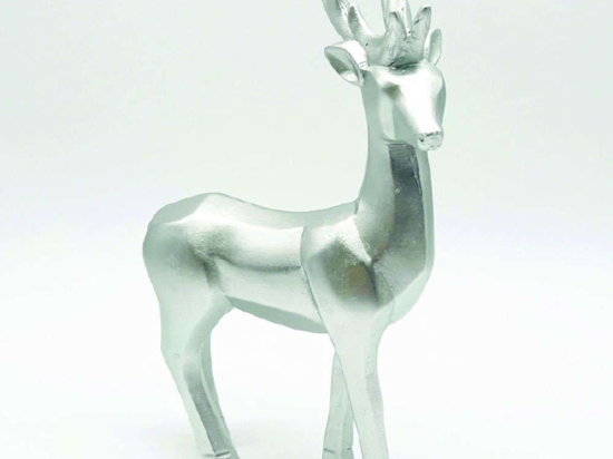 Διακοσμητική Φιγούρα Ελάφι X156715 17x6x25cm Silver Aca