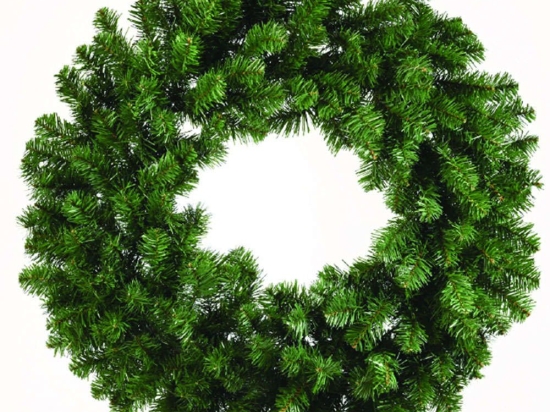 Χριστουγεννιάτικο Στεφάνι X165010 50cm Green Aca