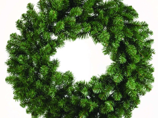 Χριστουγεννιάτικο Στεφάνι X167610 76cm Green Aca